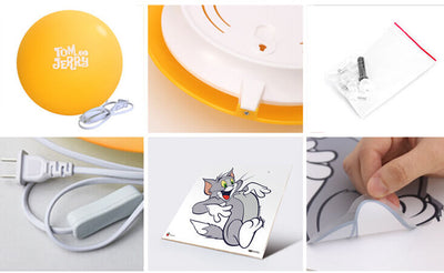 Cat and mouse night light-3