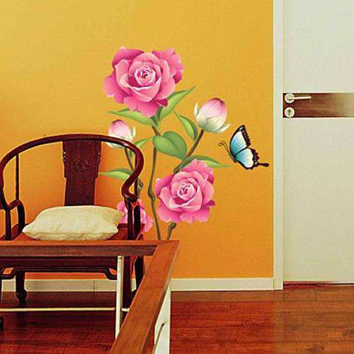 Flower rose wall stickers