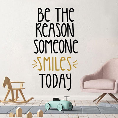 Smiles Today Removable Wall Quotes Sticker Art 1024x1024