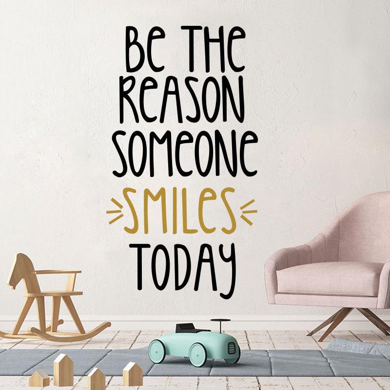 Smiles Today Removable Wall Quotes Sticker Art 1024x1024