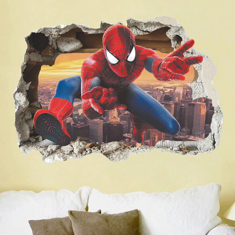 Spiderman wall sticker