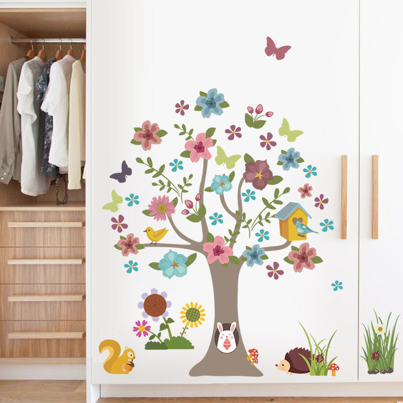 Tree Butterflly Flower Wall Sticker Ireland