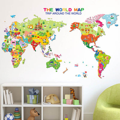 World Map wall art