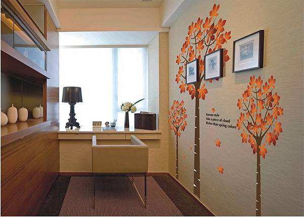 autumn-Winter Tree Vinyl Wall Art Decals Wall Decals Home decor Wallpaper