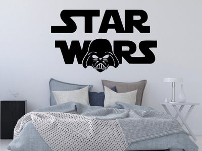 Star wars logo wall decals