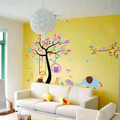 owl wall art stickers mural decals