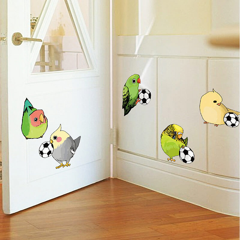 parrot wall sticker art decals