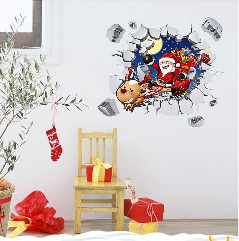 Christmas Wall Stickers | Home decor | Christmas Wall Decals Stickers