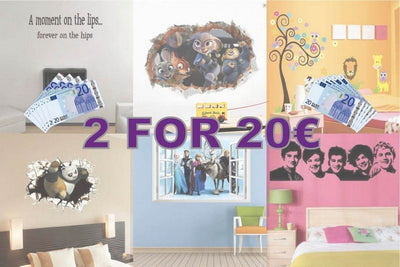 New 2 For €20 Special Offer On Wall Stickers