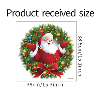Christmas Wreath Wall Stickers