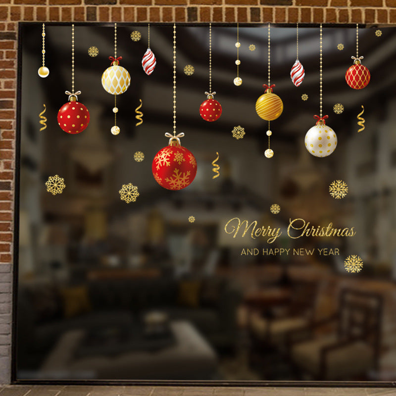 Christmas Baubles Wall Stickers