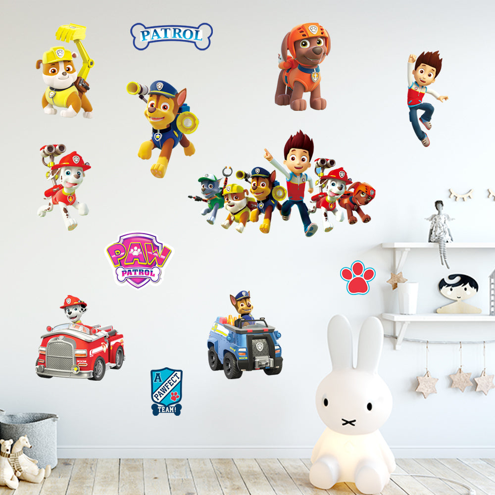 Peel & Stick Paw Patrol Wall Decals kids wall stickers Ireland ...