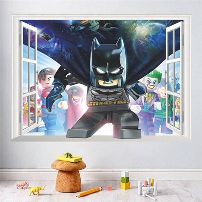 3d Lego Batman Window Decal