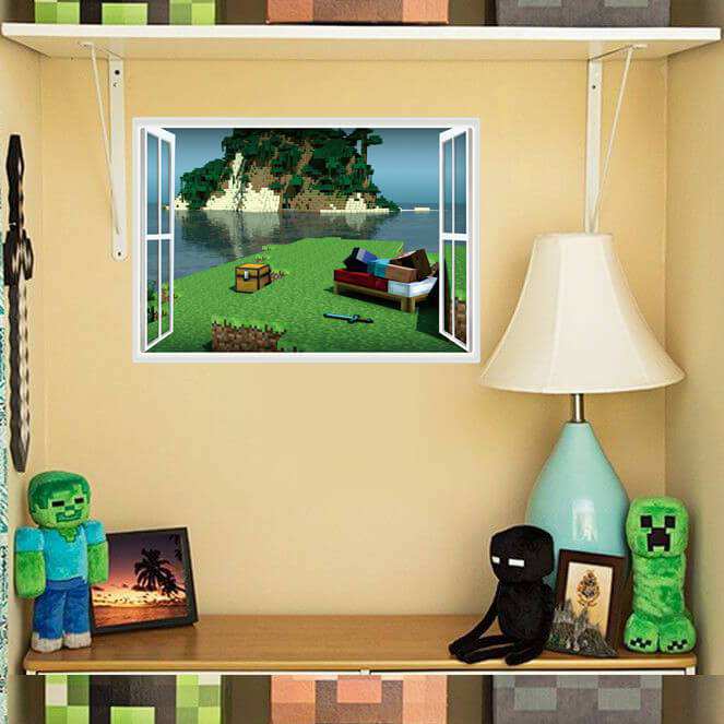 Minecraft wall decal sticker | Boys room | Wall Decals – Walldecals.ie