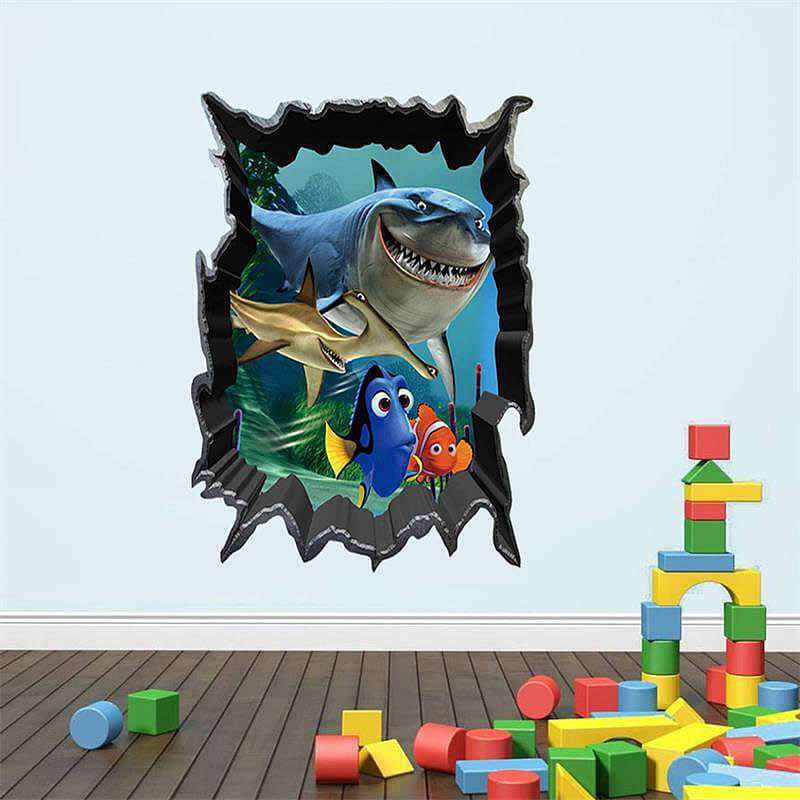 3d fish wall decals