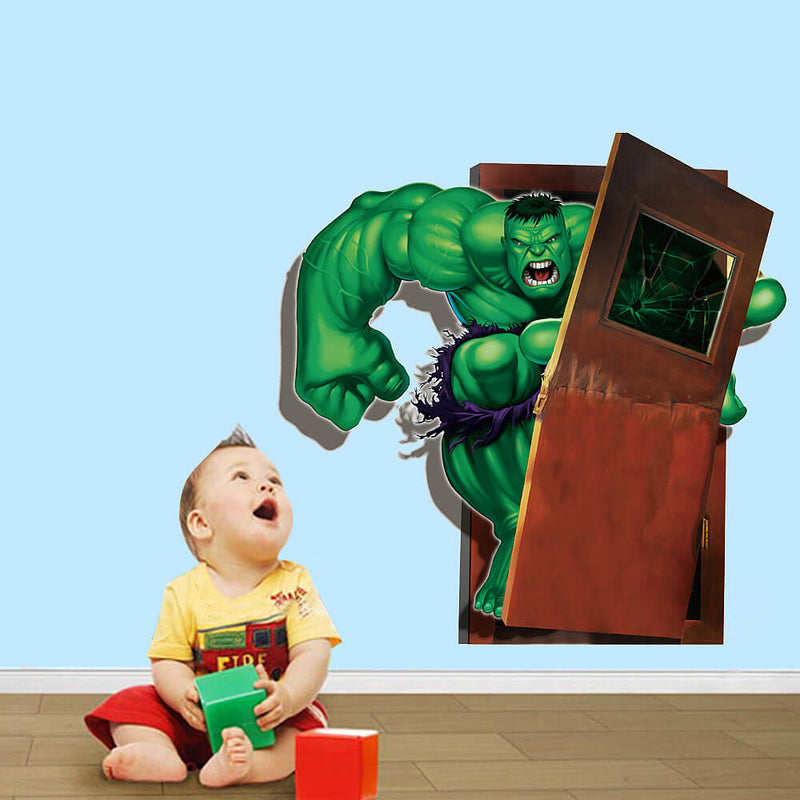 3d the hulk wall stickers decals