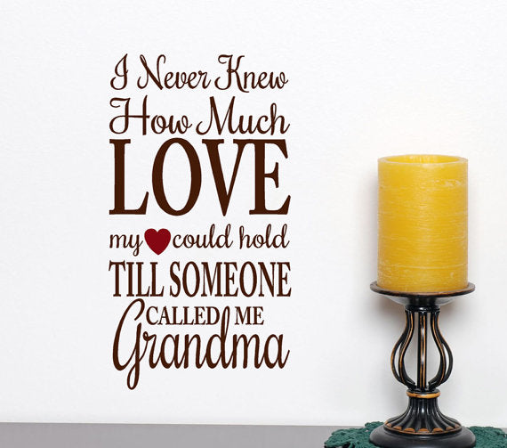 I never knew how much love Quote wall decals