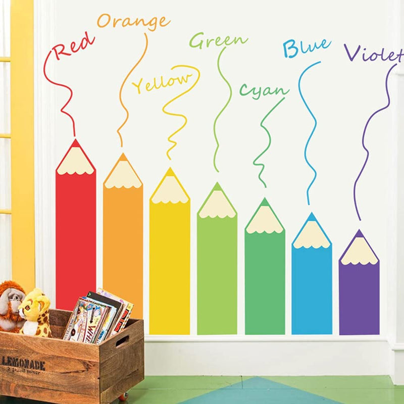 Colorful Pencils Wall Stickers