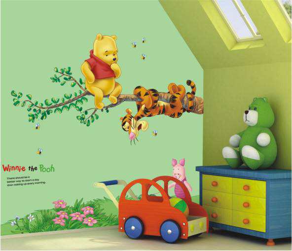 Cute Winnie The Pooh Wall Sticker | Nursery | 2 For €20 | Wall Decal ...