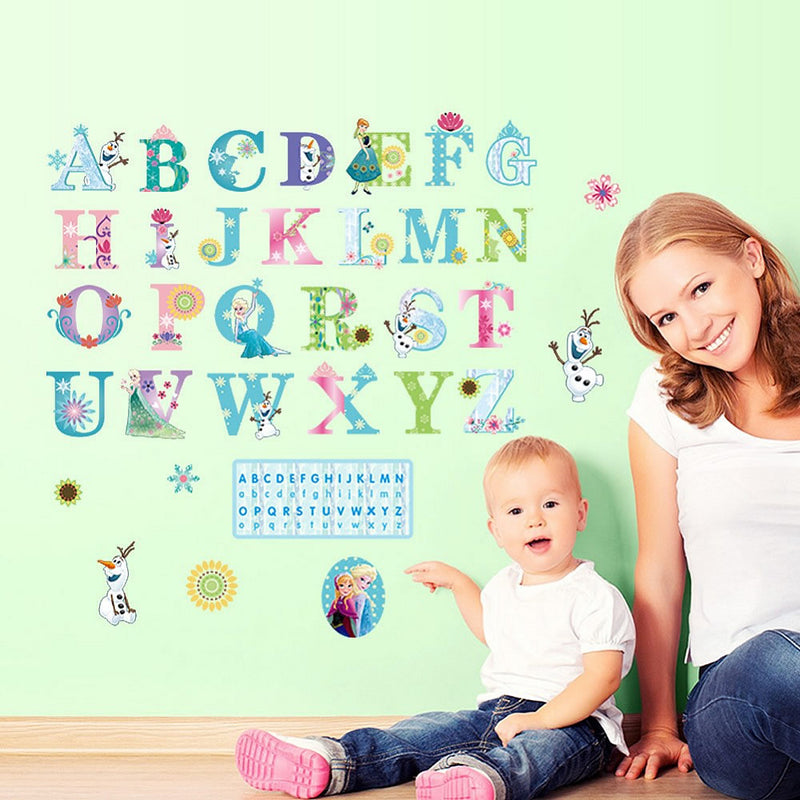 Alphabets wall stickers