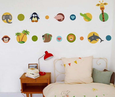 Animals Wall Decals For Kids