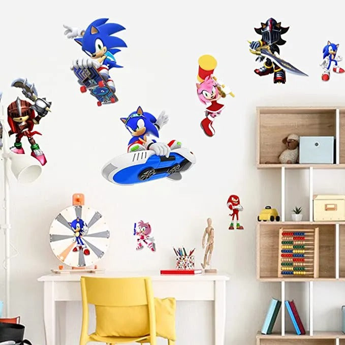 Sonic The Hedgehog Wall Stickers