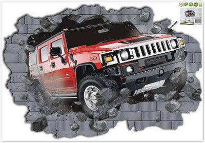 Breaktrough Car Wall Decals Wall Stickers Home Decor 1