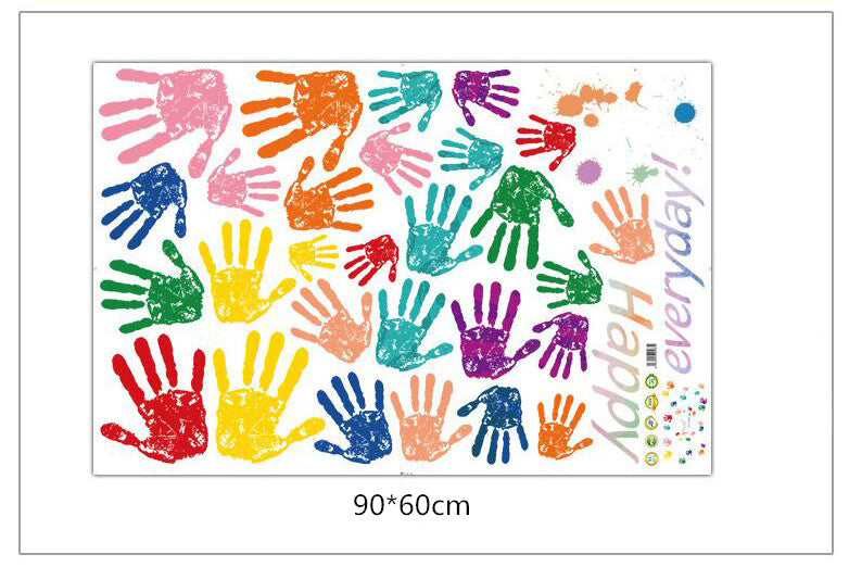 Colorful Palm Happy Everyday Wall Decal Stickers