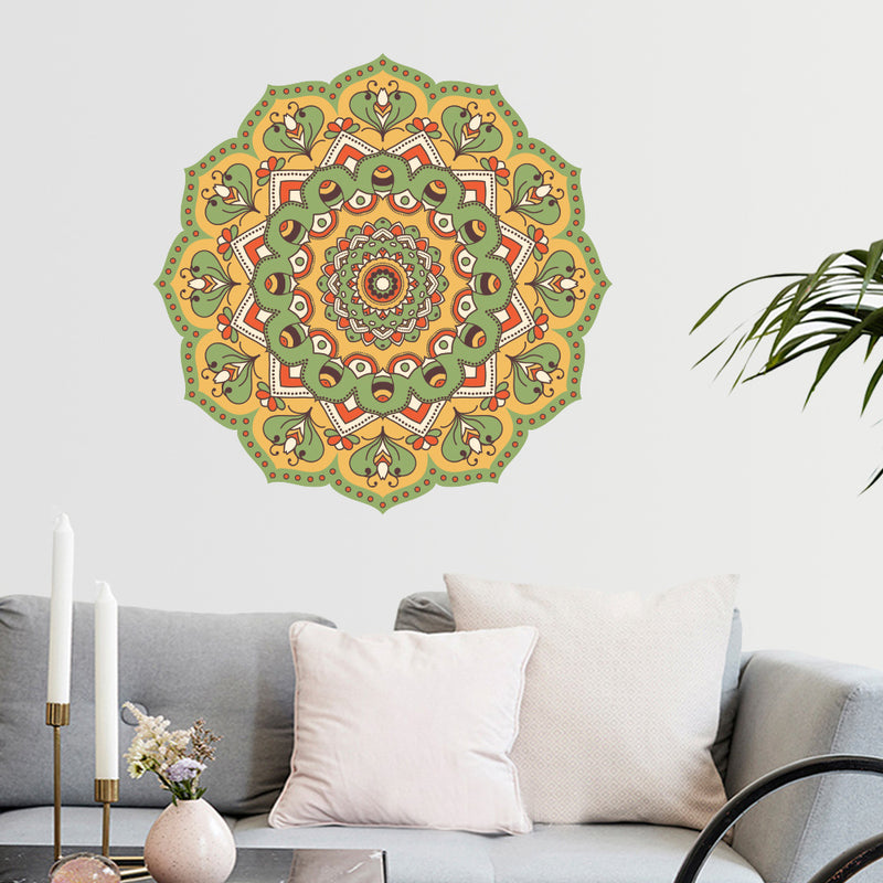 Colourful Mandala Wall Stickers