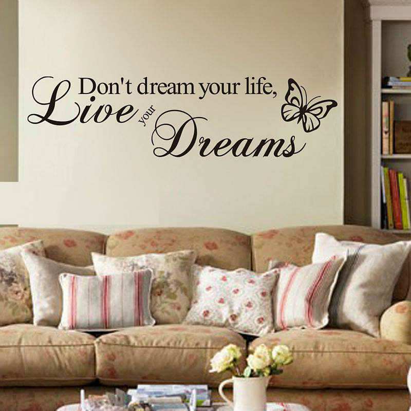 Don-t-Dream-Your-Life-font-b-home-b-font-font-b-decoration-b-font-creative