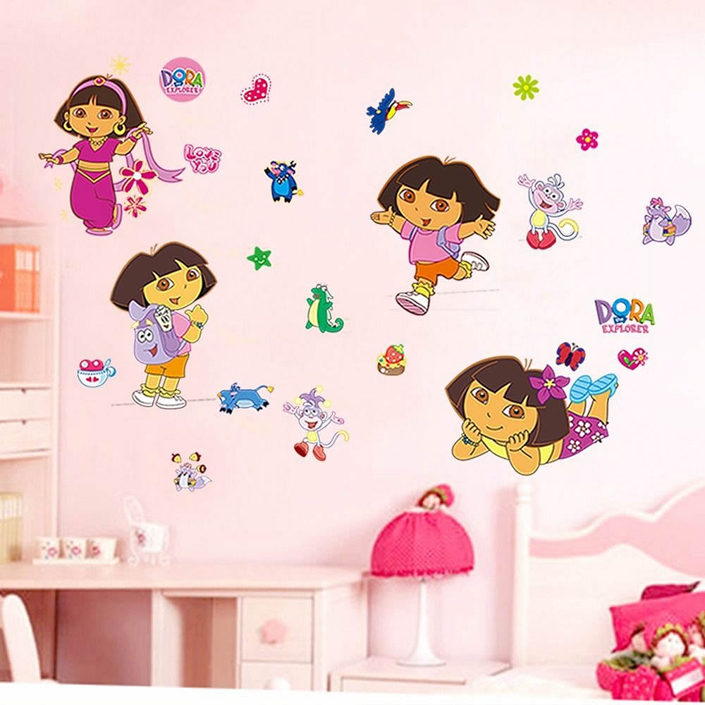 Dora wall sticker art decal girls room decor | Girls Room | Nursery ...