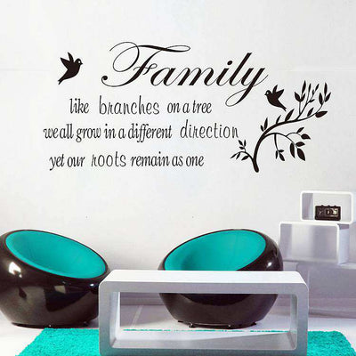 Family wall quotes stickers