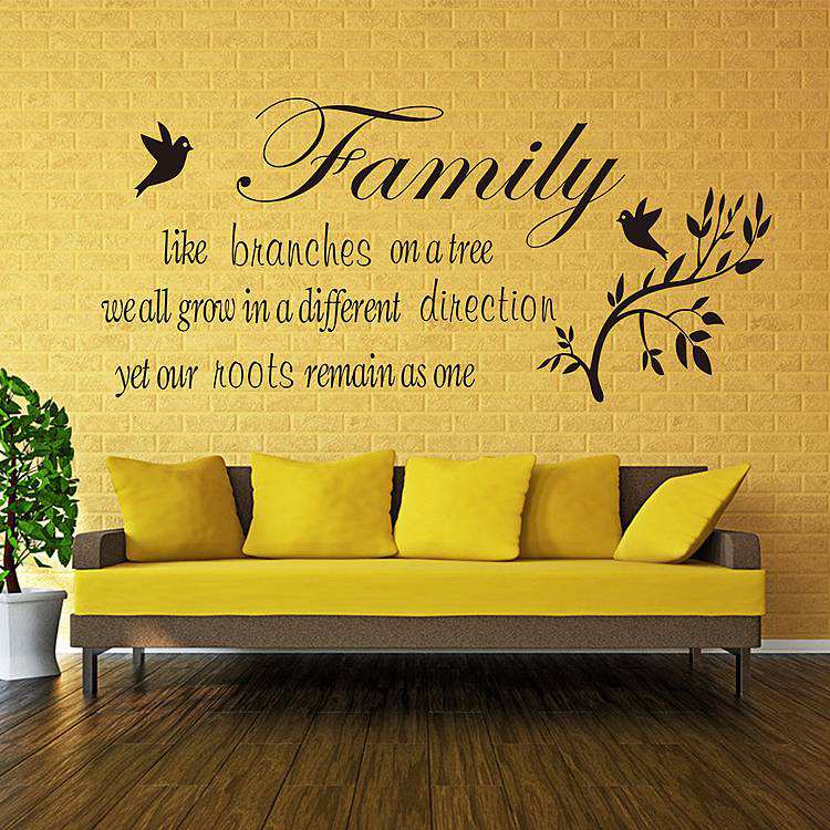 Family wall sticker quotes