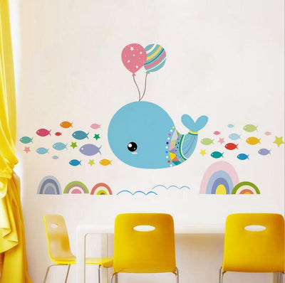 Fish Balloon Wall Decals For kids