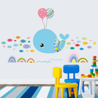 Fish Balloon Wall Stickers