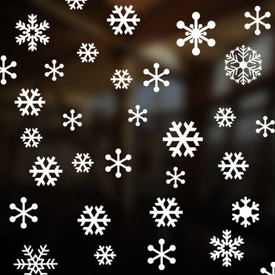 Free-shipping-Christmas-X-mas-Vinyl-Wall-Decal-Snow-Mural-Wall-Sticker-Store-Glass-Window-Decorative
