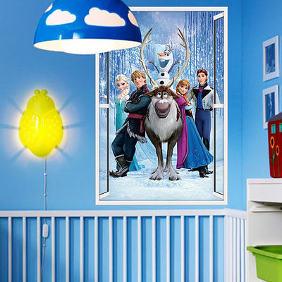 Frozen Queen 3d Window Wall Sticker Art Decal