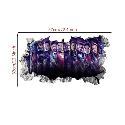 Avengers characters decals