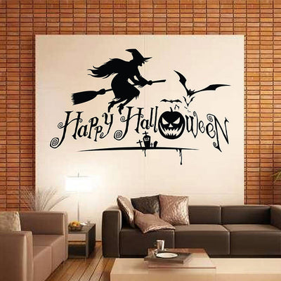 Flying Witch | Halloween Wall Stickers