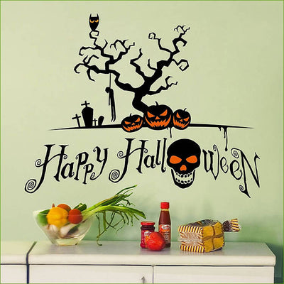 Scary Halloween  | Wall Decals | Stickers