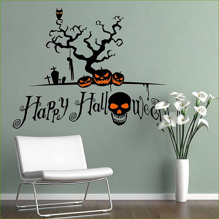 Halloween wall stickers decals