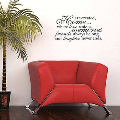 Home quote wall stickers decals