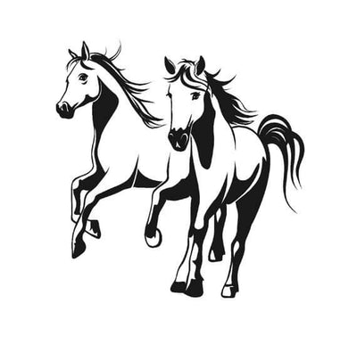 Horse wall decals stickers