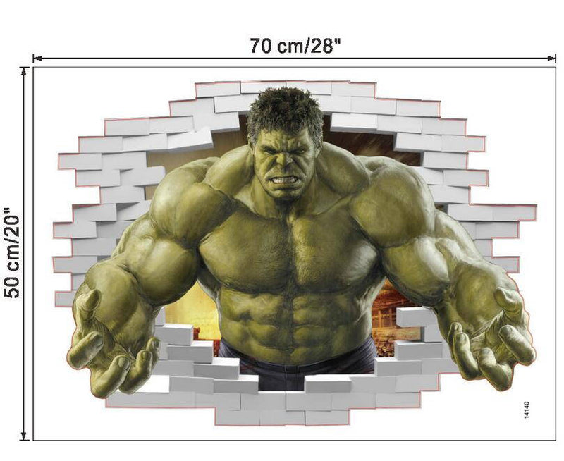 Huge Hulk wall sticker