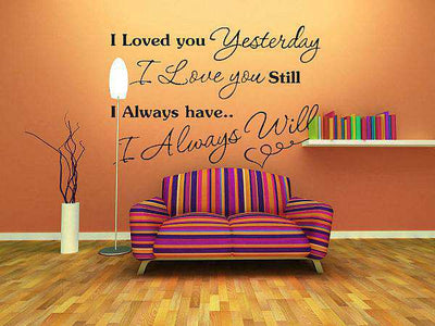 I love You Home Decoration Wall Stickers 1
