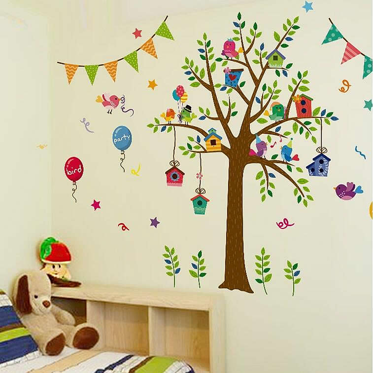 Kids Tree jungle wall stickers