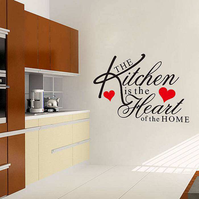 Kitchen quotes wall stickers art mural decals