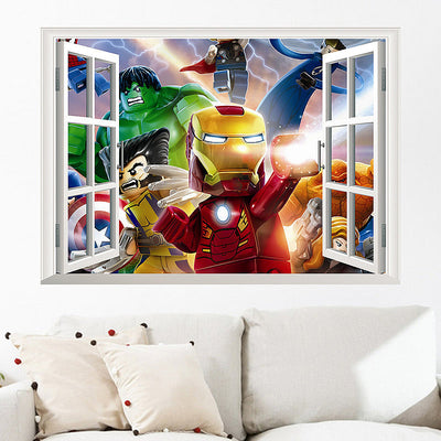 The Lego Movie 3D Wall Sticker Art Decal