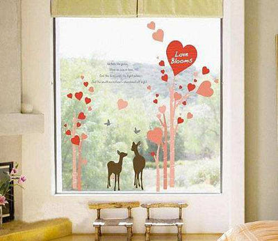 Love Blooms & Deers Wall Stickers 3