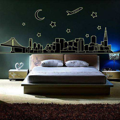 Luminous-Wall-Stickers-For-Bedroom-Living-Room-Wall-Decals-Decoration-Wallpapers